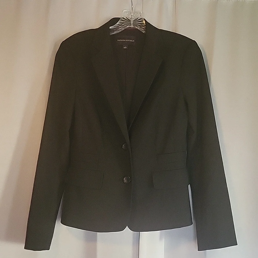 Banana Republic Elegant Dark Blazer
